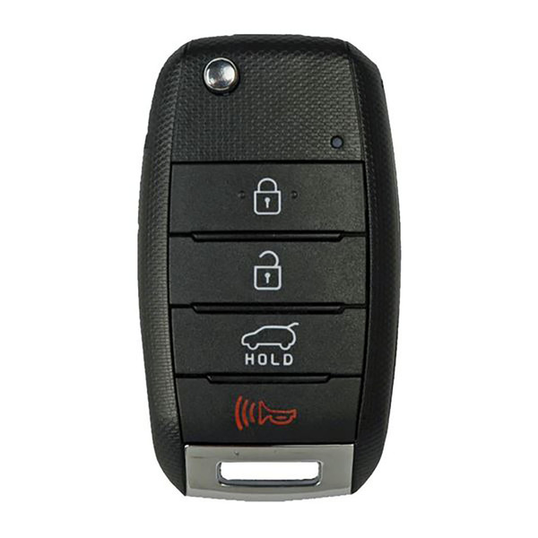 Kia 4 Button Remote Flip Key OSLOKA-875T (PSD1), 95430-B2101, 433 MHz - Refurbished, Grade A