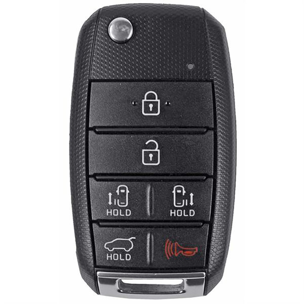 Kia 6 Button Remote Flip Key TQ8-RKE-4F21, 95430-A9300, 433 MHz - Refurbished, Grade A