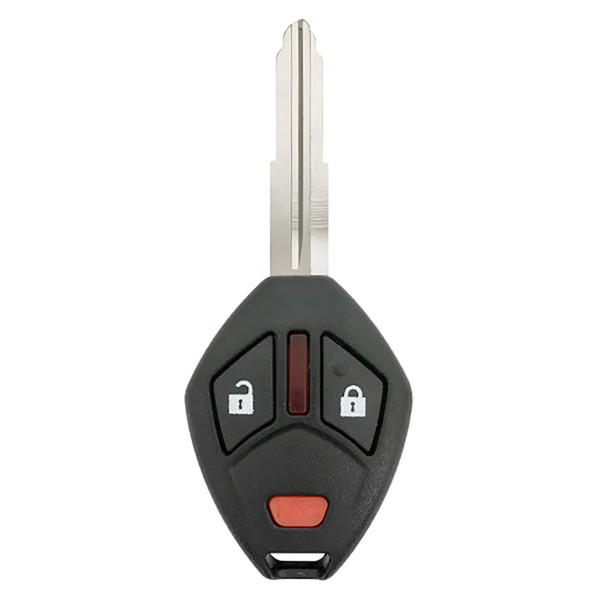 Mitsubishi 3 Button Remote Head Key OUCG8D-625M-A-HF, 6370B711, 315 MHz - Refurbished, Recase