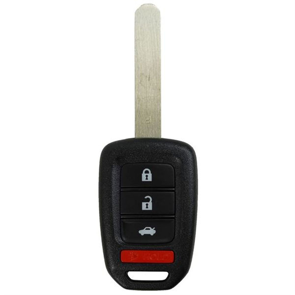 Honda 4 Button Remote Head Key MLBHLIK6-1TA, 35118-T2A-A60, 433 MHz - Refurbished, Recase