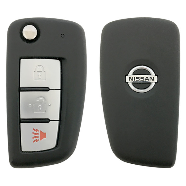 Nissan 3 Button New-Style Remote Flip Key CWTWB1G767, 28268-4BA1A, 433 MHz - Refurbished, Grade A