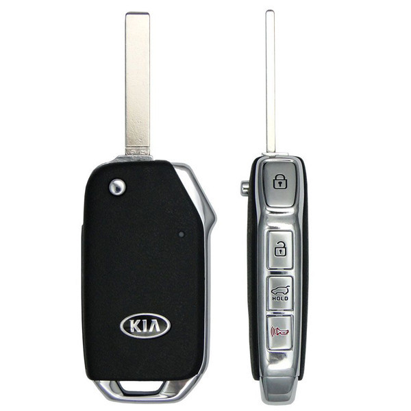 Kia 4 Button Remote Flip Key SY5SKRGE04, 95430-K0000, 433 MHz - New, OEM