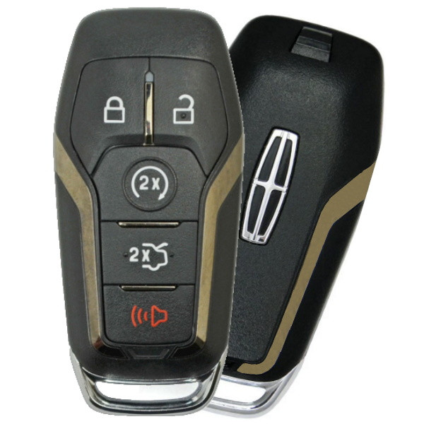Lincoln 5 Button 1-Way Smart Key M3N-A2C31243300, 164-R7991, 902 MHz - New, OEM
