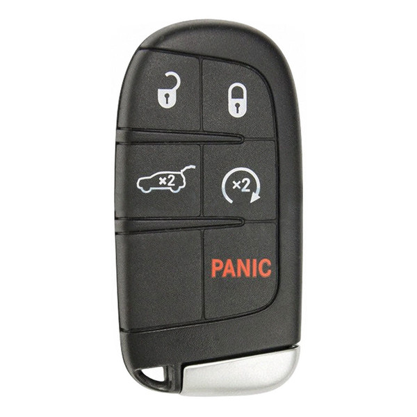 Jeep 5-Button Smart Key M3N-40821302 68143505AC 433 MHz, New OEM