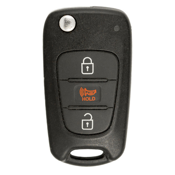 Kia 3 Button Remote Flip Key NYOSEKSAM11ATX (SL), 95430-3W701, 315 MHz - New, OEM