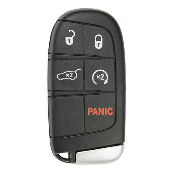 Jeep 5 Button Smart Key M3N-40821302, 68250343AB, 433 MHz - New OEM