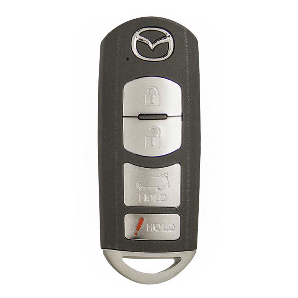 Mazda 4-Button Smart Key WAZSKE13D01 TKY2-67-5DY 315 MHz, New OEM
