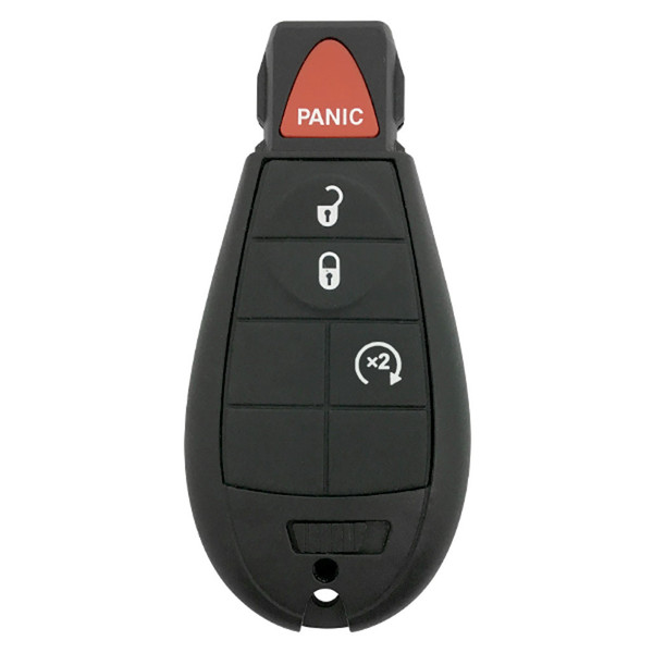 Chrysler 4 Button Remote Head and Flip IYZ-C01C 5026378AG, 5026378AK, 5026378AL, 56046639AD - Refurbished, Grade A