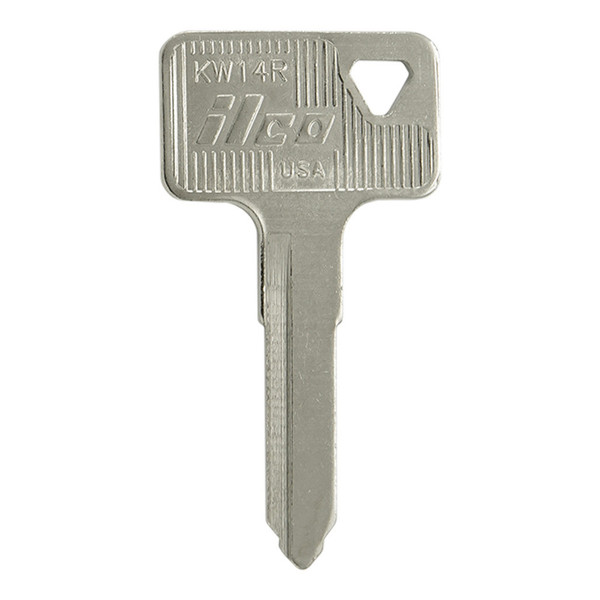 ILCO AF00007222 KW14R Motorcycle Mechanical Key, Pack of 10