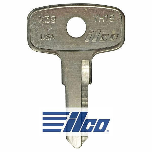 ILCO AF00003462 YH19 Motorcycle Mechanical Key, Pack of 10
