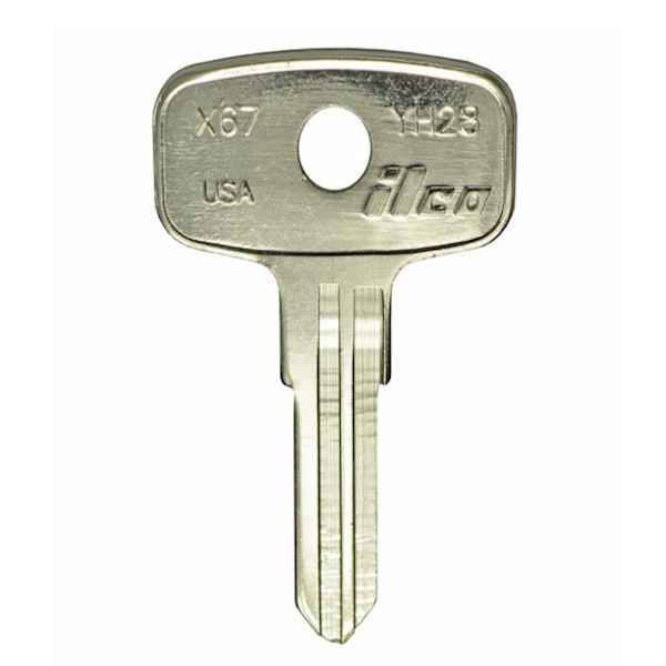 ILCO AF00003332 YH28 Motorcycle Mechanical Key, Pack of 10