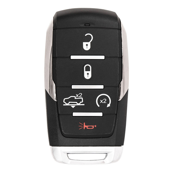 Keyless2Go Ram 5 Button Smart Key OHT-4882056, 68291690AD, 433 MHz - Premium Aftermarket