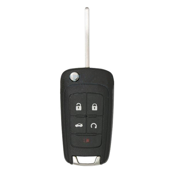 Keyless2Go Buick, Chevrolet 5 Button Magic Reusable Proximity Flip Key P409MK74946931, OHT05918179, 315 MHz - Premium Aftermarket
