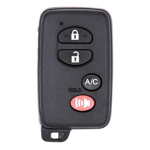 Keyless2Go 4 Button A/C Proximity Remote Smart Key Replacement for Toyota HYQ14AAB (E BOARD 3370) 89904-47420 - 1-PACK