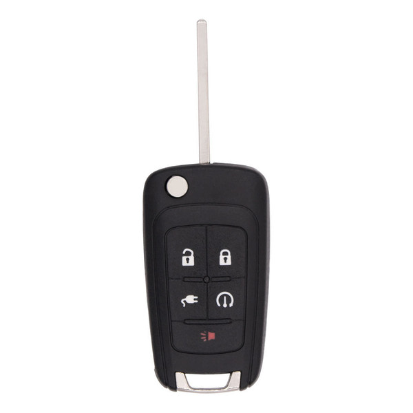 Keyless2Go Chevrolet 5 Button Proximity Flip Key PEPS OHT05918179 22755321 315 MHz, Premium Aftermarket