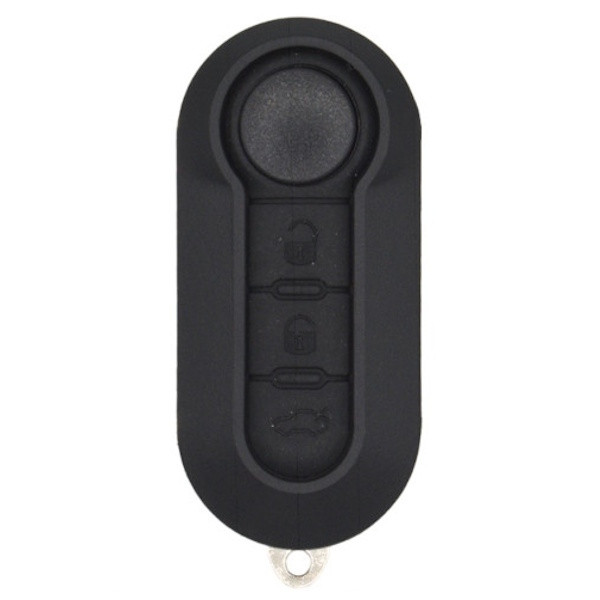 Keyless2Go Fiat Remote Flip Key Replacement LTQF12AM433TX, 2ADFTF12AM433TX, Premium Aftermarket