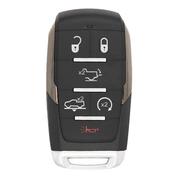 Keyless2Go Ram 6 Button Smart Key OHT-4882056, 68291692AD, 433 MHz - Premium Aftermarket