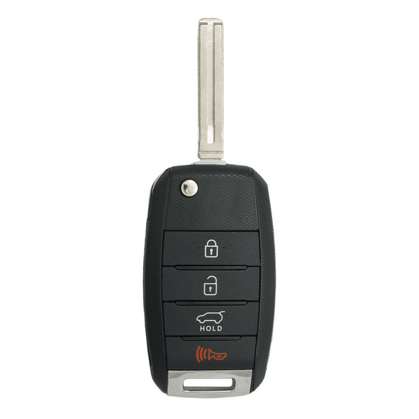 Keyless2Go Kia 4 Button Remote Flip Key with 46 Chip NYODD4TX1306-TFL (SL13MY) 95430-3W350, 315 MHz - Premium Aftermarket