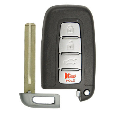 Keyless2Go Hyundai 4 Button Smart Key with HY22 Blade SY5HMFNA04 95440-3Q000 315 MHz, Premium Aftermarket