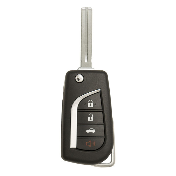 Keyless2Go Toyota 4 Button Flip Key for US Models, HYQ12BFB, 89070-06790, 315 MHz - Premium Aftermarket