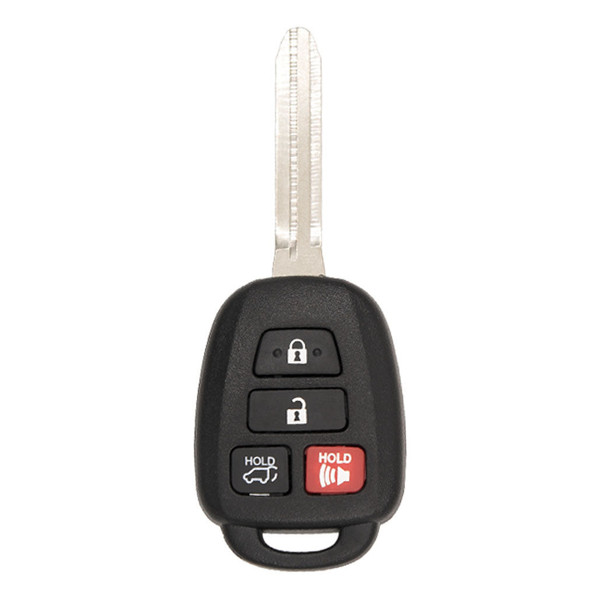 Keyless2Go 4 Button w/ Hatch Remote Key Replacement for Toyota RAV4 HYQ12BDM / 89070-42D40 - H Chip, TLS-KH4-025-AFB-ZZZZ-001