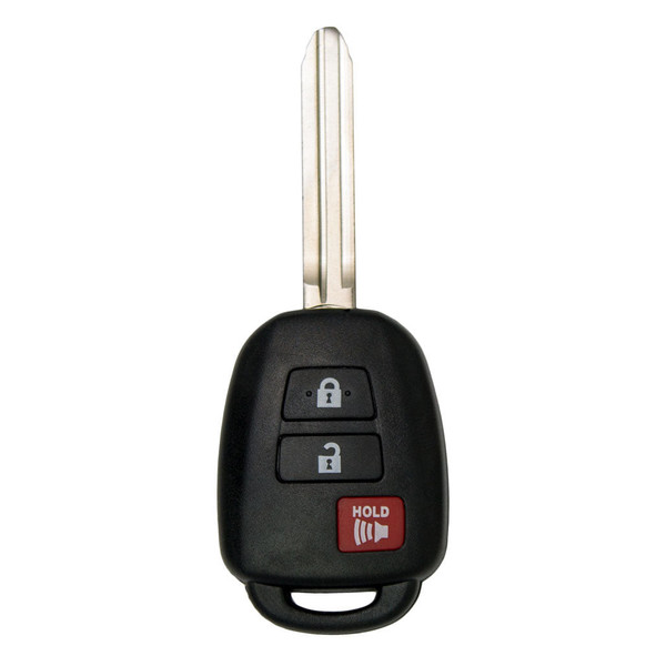 Keyless2Go 3 Button Non-Transponder Remote Head Key HYQ12BDM, 89070-52E71, 315 MHz - Premium Aftermarket