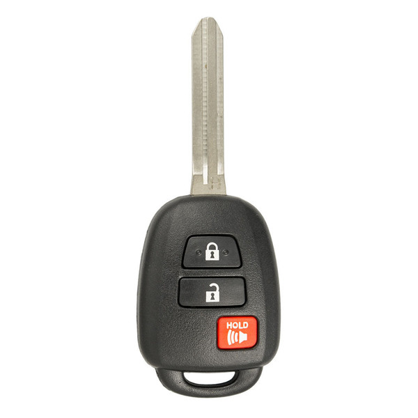 Keyless2Go 3 Button Remote Head Key Replacement for HYQ12BDM / 89070-52F50 / 89070-42820 H Chip, TLS-KH3-065-AFB-ZZZZ-001