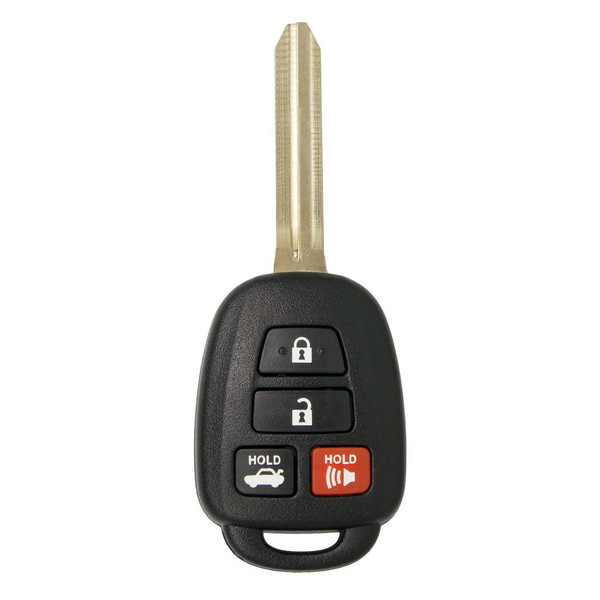 Keyless2Go 4 Button Remote Key Replacement for Toyota HYQ12BDM HYQ12BEL - H Chip, TLS-KH4-033-AFB-ZZZZ-001