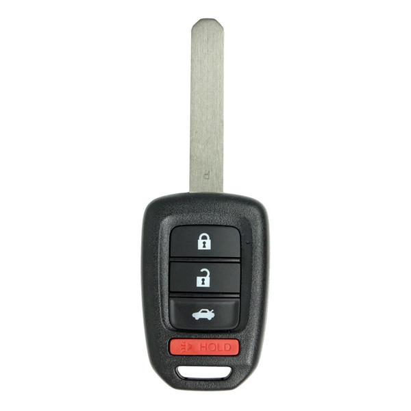 Keyless2Go 4 Button Remote Head Key Replacement For Honda MLBHLIK6-1TA 35118-T2A-A60, HON-KH4-049-AFB-ZZZZ-001
