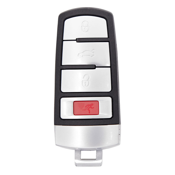 Keyless2Go 4 Button Remote Slot Key Replacement for Volkswagen NBG009066T