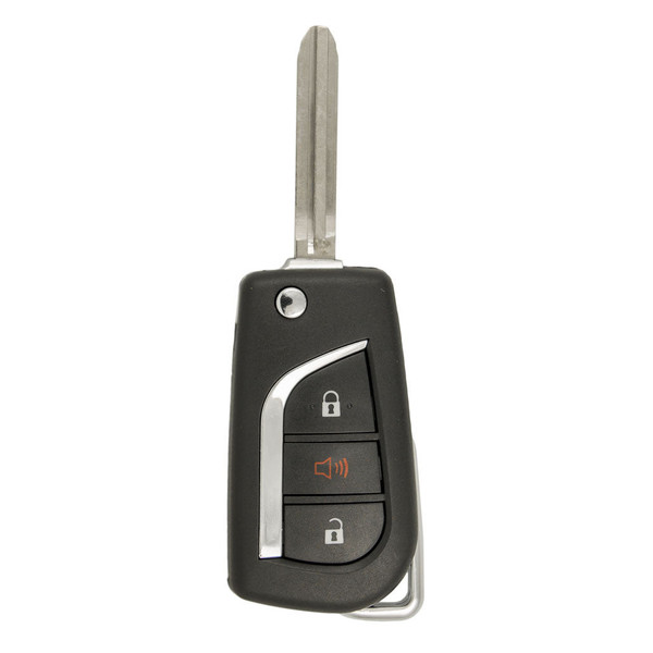 Keyless2Go Toyota 3 Button G Chip Remote Flip Key GQ4-29T, 89070-02640, 315 MHz - Premium Aftermarket