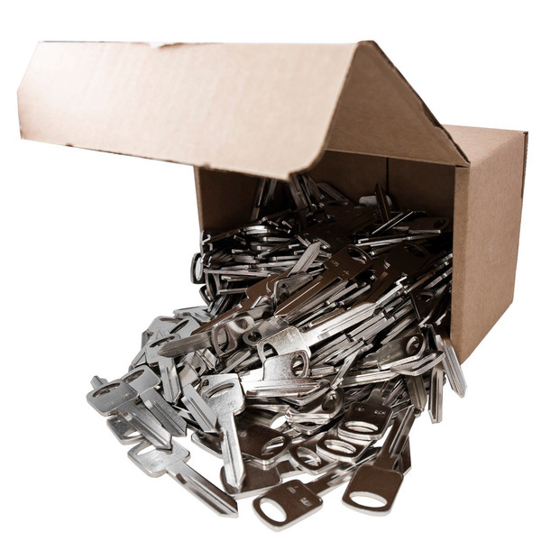 Keyless2Go Replacement H75 Mechanical Key, Pack of 250