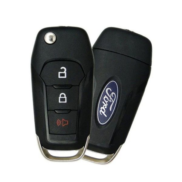 Ford 3 Button Center Mill Remote Flip Key N5F-A08TBLP, 164-R8334, 433 MHz - Refurbished, Grade A