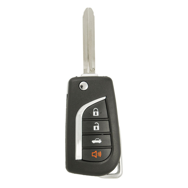Toyota 4 Button G Chip Remote Flip Key HYQ12BBY, HYQ12BDC, 89070-06500, 315 MHz - Aftermarket - Closeout