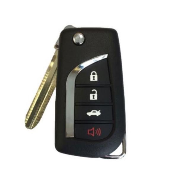 Toyota 4 Button 4D67 Chip Remote Flip Key GQ4-29T, 89070-02270, 315 MHz - Aftermarket - Closeout