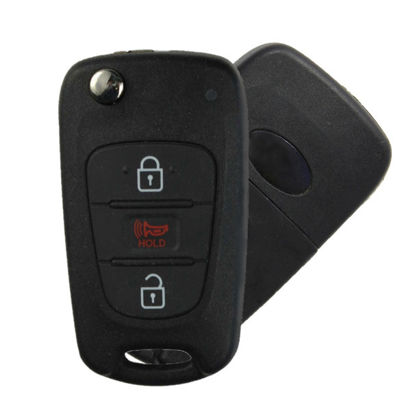 Kia 3 Button Flip Key with High Security Blade NYOSEKSAM11ATX (SL), 95430-3W701, 315 MHz - Aftermarket