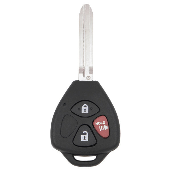Keyless2Go PRO Remote Head Key 3 Button Replacement for Toyota GQ4-29T / 89070-02640 / G Chip