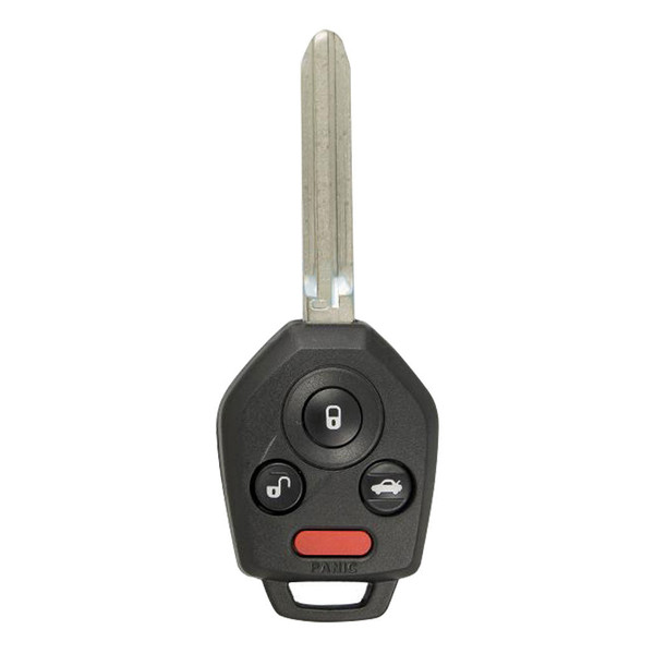 Subaru 4 Button Remote Key Combo CWTB1G077 / 57497-AL27A / B110 / G Chip - Black Pod - New