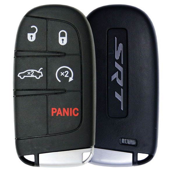 Dodge 5 Button Smart Key SRT Logo M3N-40821302, 68394198AA, 433 MHz - New OEM