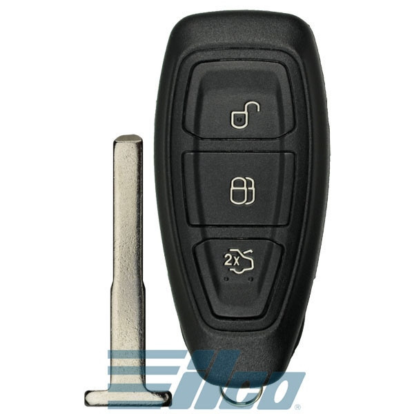 ILCO AX00011490 Ford 3-Button Smart Key KR5876268 164-R8147 433 MHz, Aftermarket 