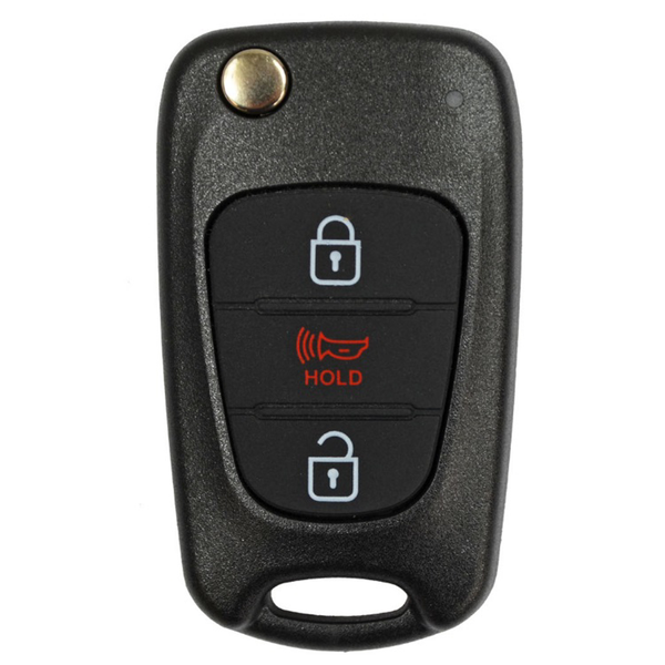 Kia 3 Button Remote Flip Key NYOSEKSAM11ATX (AM F/L), 95430-2K340, 315 MHz - Aftermarket