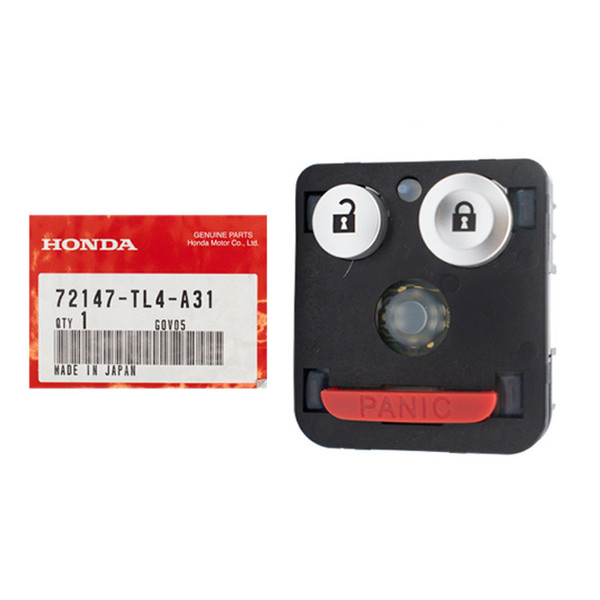 Acura 3 Button Driver 2 Remote Flip Key Button POD Only MLBHLIK-1T, 72147-TL4-A31, 315 MHz - New, OEM - Closeout