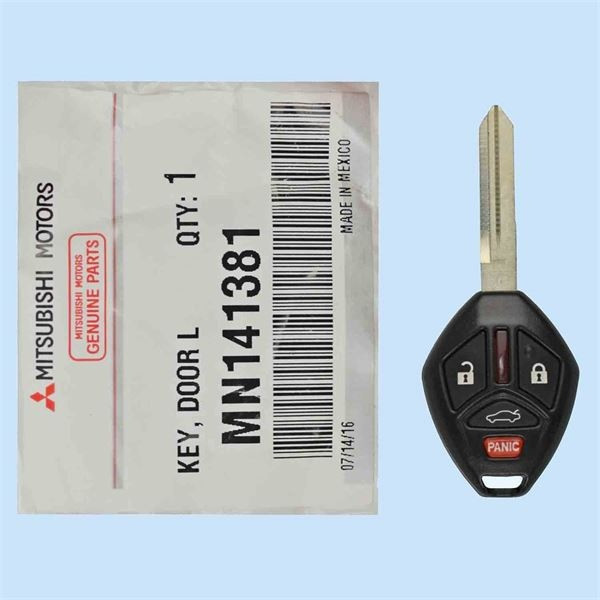 Mitsubishi 4 Button Remote Head Key OUCG8D-620M-A, MN141381, 315 MHz - New, OEM