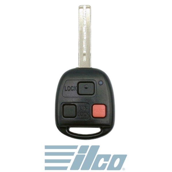 ILCO 3 Button Remote Head Key Short Blade For Toyota/Lexus/Scion, N14TMTX-1 