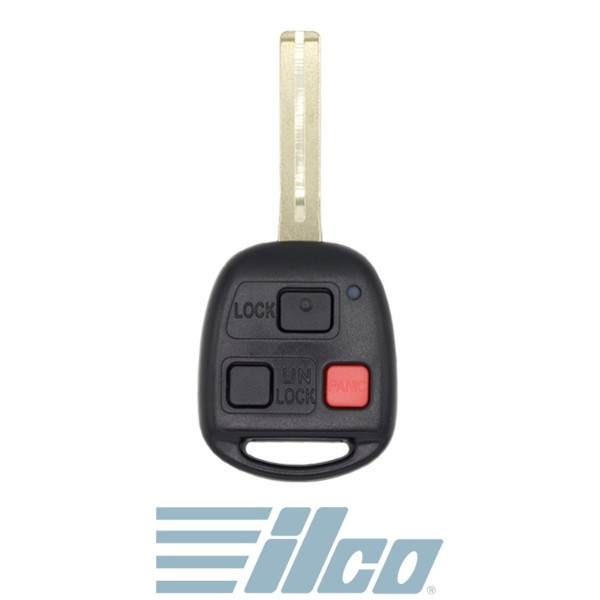 Ilco 3 Button Remote Head Key TOY48 For Lexus HYQ1512V, 89070-60801, 315 MHz - Branded Aftermarket