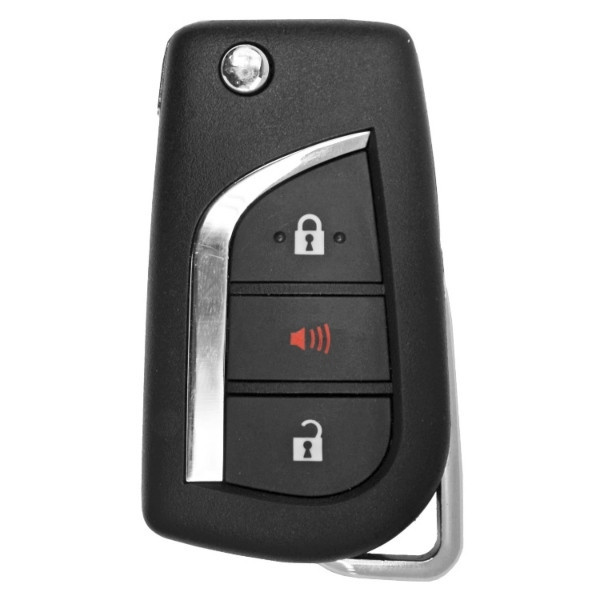 Toyota, Scion 3 Button H Chip Remote Flip Key HYQ12BFA, 89070-12B00, 315 MHz - Aftermarket - Closeout