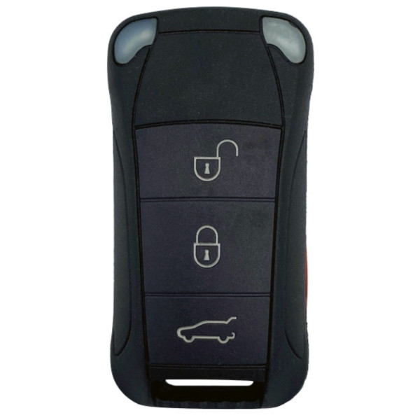 Locksmith Essentials Replacement Porsche 4 Button Remote Head Key KR55WK45032, 7L5959753BK, 315 MHz - Aftermarketr
