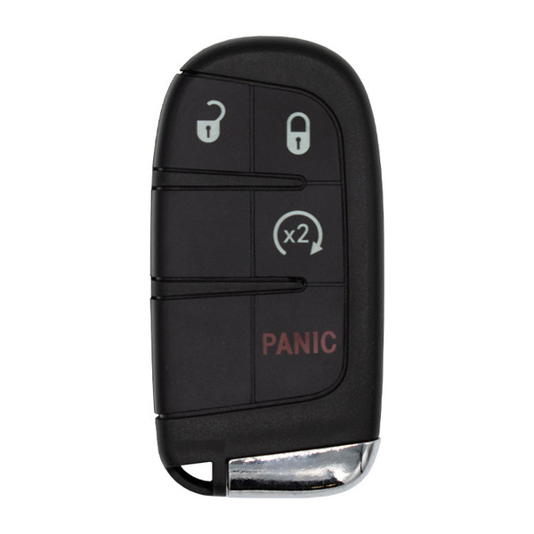 Fiat 4 Button Smart Key M3N-40821302, 735637066, 433 MHz - Refurbished, Recase