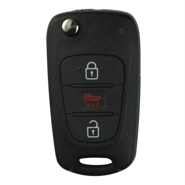Kia 3 Button Remote Flip Key TQ8-RKE-3F02, 95430-1W020, 315 MHz - Refurbished, Recase