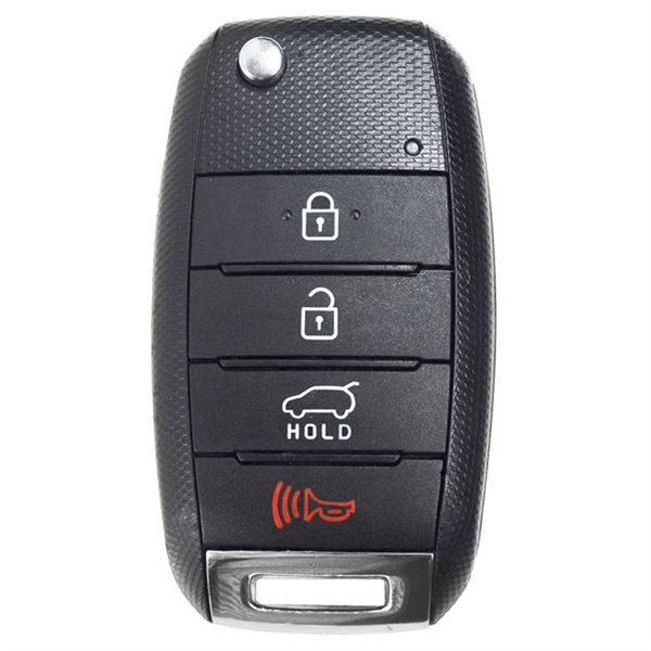 Kia 4 Button Non Transponder Remote Flip Key TQ8-RKE-3F05, 95430-1U500, 315 MHz - Refurbished, Recase